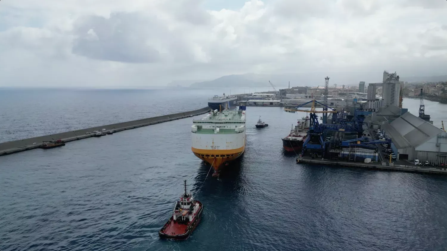 passenger ship harbour towage operation